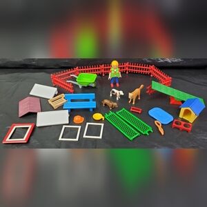 Playmobil Geobra Vintage Assorted Odds and Ends Mixed Lot - GUC